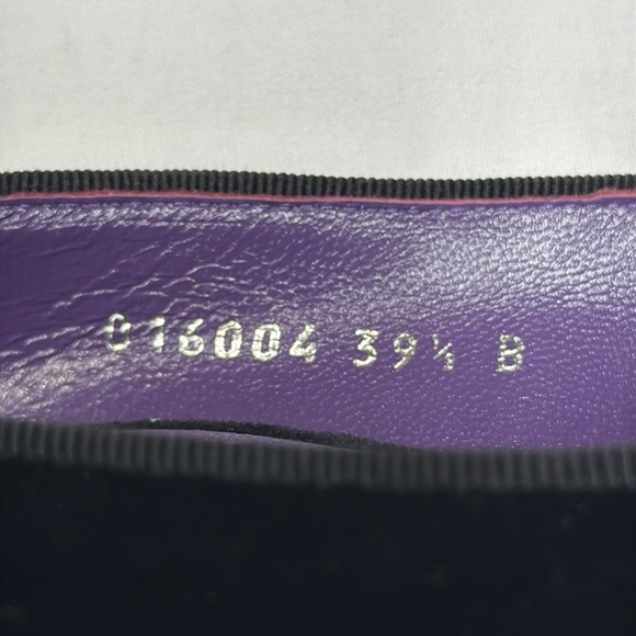 RalphLauren Purple Label Marion Embroidered Velvet Pump Collection made in Italy - Picture 6 of 16